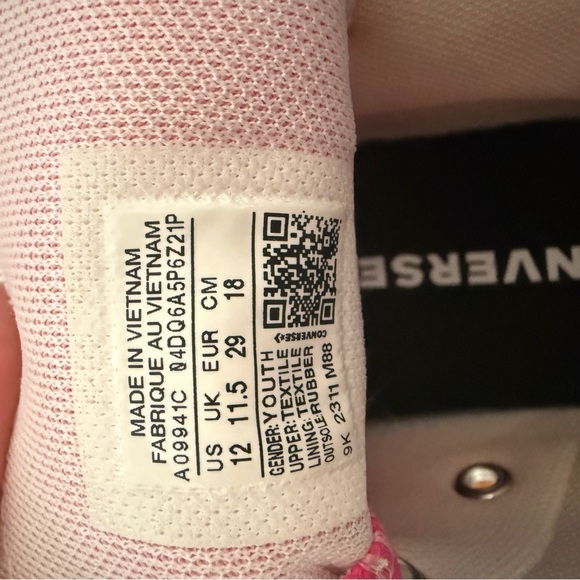 Converse Chuck 70s Hi Recycled Canvas Unisex Sneakers Pink US 12 A09941C - Picture 7 of 7